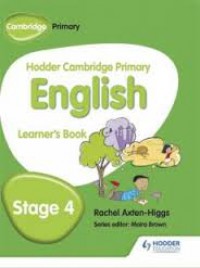 Hodder Cambridge Primary English stage 4: learner's book