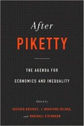 After Piketty : The Agenda For Economics and Inequality